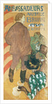 Ambassadeurs, Aristide Bruant et his Cabaret, 1892 by Henri de Toulouse-Lautrec