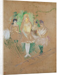 Three Figures at the Folies-Bergères, 1894 by Henri de Toulouse-Lautrec