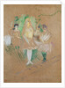 Three Figures at the Folies-Bergères, 1894 by Henri de Toulouse-Lautrec