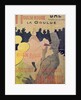 Poster advertising 'La Goulue' at the Moulin Rouge, 1891 by Henri de Toulouse-Lautrec