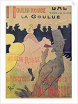 Poster advertising 'La Goulue' at the Moulin Rouge, 1891 by Henri de Toulouse-Lautrec