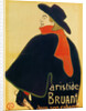 Aristide Bruant in his Cabaret, 1893 by Henri de Toulouse-Lautrec