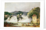 The Rhine Waterfall at Schaffhausen, 1775 by Philip James de Loutherbourg