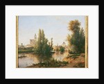 Moret-sur-Loing by Francois Antoine Leon Fleury