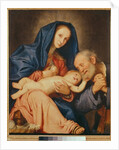 The Holy Family with a Basket by Il (Giovanni Salvi) (school of) Sassoferrato