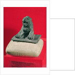 Lion holding a Hurrian foundation tablet of King Tish-atal of Urkesh and Nawar, c.2150 BC by Hurrian Hurrian