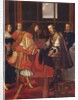 The Meeting of Louis XIV and Philippe IV on the Ile des Faisans by Charles Le Brun