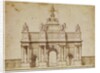 Proposal for the Arc de Triumphe, rue Saint-Antoine, Paris, c.1668 by Charles Le Brun