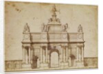 Proposal for the Arc de Triumphe, rue Saint-Antoine, Paris, c.1668 by Charles Le Brun