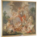 The Meeting of the Arts or The Geniuses of the Arts, 1761 by Francois Boucher
