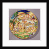 Large platter depicting the Judgement of Paris, made at the Atelier de Faenza by Raphael