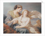 Innocence takes refuge in the arms of Justice by Elisabeth Louise Vigee-Lebrun