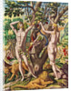 Admiranta Narratio.... Adam and Eve, 1585-1588 by Theodor de Bry