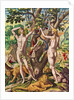 Admiranta Narratio.... Adam and Eve, 1585-1588 by Theodor de Bry