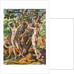 Admiranta Narratio.... Adam and Eve, 1585-1588 by Theodor de Bry