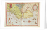 Admiranta Narratio... Map of Virginia, 1585-1588 by Theodor de Bry