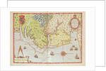 Admiranta Narratio... Map of Virginia, 1585-1588 by Theodor de Bry