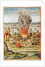 Admiranta Narratio, the Celebration of a Victory around a Fire, 1585-88 by Theodor de Bry