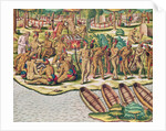 Americae Tertia Pars, Deliberating before an Expedition against the Enemies, 1563 by Theodor de Bry