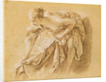 Partially Nude Woman Bathing by Francois Boucher