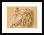 Partially Nude Woman Bathing by Francois Boucher