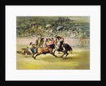 The Courageous Randon fighting a Bull by Francisco Jose de Goya y Lucientes