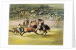 The Courageous Randon fighting a Bull by Francisco Jose de Goya y Lucientes