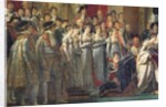 The Consecration of the Emperor Napoleon I and the Coronation of Empress Joséphine in Notre-Dame Cathedral, 2nd December 1804, 1805-07 by Jacques Louis David