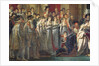 The Consecration of the Emperor Napoleon I and the Coronation of Empress Joséphine in Notre-Dame Cathedral, 2nd December 1804, 1805-07 by Jacques Louis David