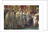 The Consecration of the Emperor Napoleon I and the Coronation of Empress Joséphine in Notre-Dame Cathedral, 2nd December 1804, 1805-07 by Jacques Louis David