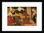 The Annunciation, predella panel from an altarpiece, 1478-85 by Lorenzo di Credi