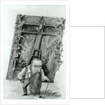 Portrait of Auguste Rodin bearing the gates of Hell by Fernand Paillet