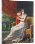 Marie-Louise holding in her arms the King of Rome by Francois Pascal Simon Baron Gerard