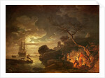 Landscape by the Light of the Moon by Claude Joseph Vernet