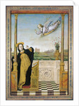 Triptych, central panel: the Annunciation by Carlo Braccesco