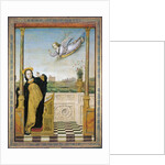 Triptych, central panel: the Annunciation by Carlo Braccesco