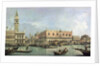 The Molo and the Piazzetta San Marco, Venice, 18th century by Canaletto