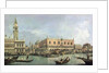 The Molo and the Piazzetta San Marco, Venice, 18th century by Canaletto