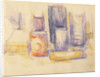 Kitchen Table: Pots and Bottles, 1902-06 by Paul Cezanne
