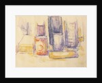 Kitchen Table: Pots and Bottles, 1902-06 by Paul Cezanne
