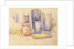 Kitchen Table: Pots and Bottles, 1902-06 by Paul Cezanne