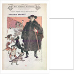 Caricature of Aristide Bruant in 'Les Hommes d'Aujourd'hui' by Theophile Alexandre Steinlen