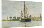 The Chasse-Marée at Anchor, c.1871-72 by Claude Monet
