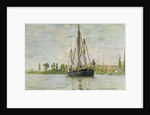 The Chasse-Marée at Anchor, c.1871-72 by Claude Monet