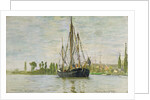 The Chasse-Marée at Anchor, c.1871-72 by Claude Monet