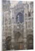 Rouen Cathedral, the west portal, Harmony in Grey, 1894 by Claude Monet