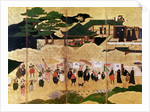 The Arrival of the Portuguese in Japan, 16th century by School Kano