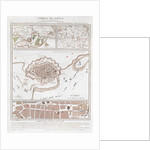 Map of combat at the Battle of Lubeck, showing positions of the French, Prussian, Swedish and Danish armies by French School