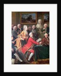 An Soirée at the Home of Madame Geoffrin, 1755 by Anicet-Charles Lemonnier