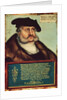 Portrait of Frederick III, Elector of Saxony by Lucas the Elder Cranach